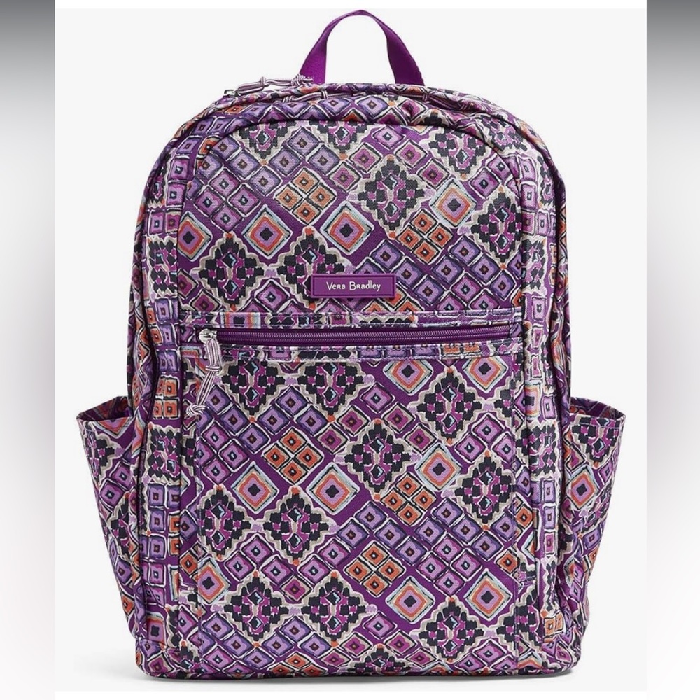 Vera Bradley Women's Lighten Up Grand Backpack, Sierra, One Size